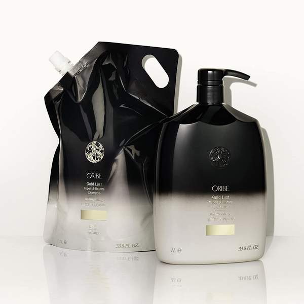 美国贵妇最爱，Oribe Gold Lust 黑曜石修护洗发水1000mL 补充装798.34元（天猫旗舰店1400元）