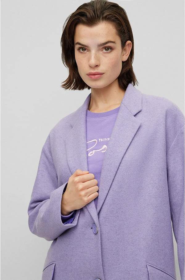 BOSS Hugo Boss 雨果·博斯 C_Casetto 女士羊毛混纺大衣504767841168元