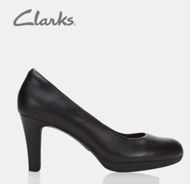 码全！Clarks 其乐 Adriel Viola 女士真皮高跟鞋 2612935940新低224.98元包邮