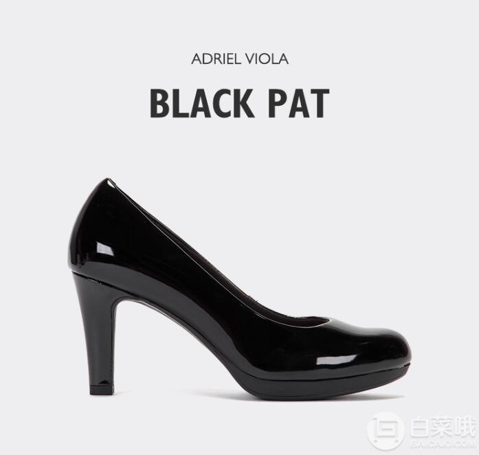 37码，Clarks 其乐 Adriel Viola 女士真皮高跟鞋252.69元