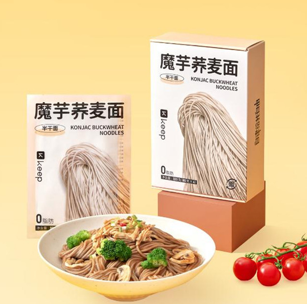 Keep 0脂轻卡魔芋荞麦面 320g/盒*3件25.65元包邮（双重优惠）
