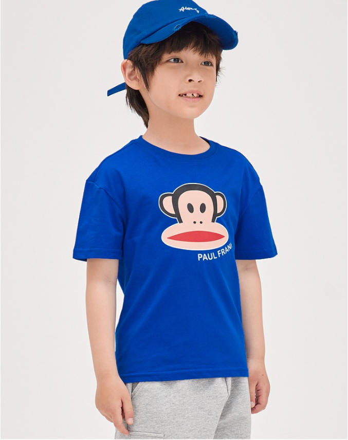 Paul Frank 大嘴猴 2023夏款儿童圆领短袖T恤（110~160码） 多色29元包邮（需领券）