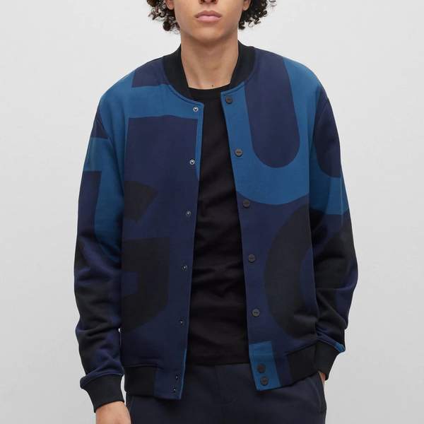 XS码，HUGO Hugo Boss 雨果·博斯 Derval 男士棒球领夹克外套50482787621.37元