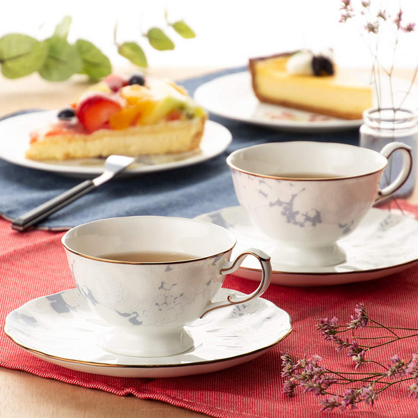 Narumi 鸣海 Rose Blanche 双人下午茶骨瓷杯碟套装 52187-7165278.41元（天猫旗舰店690元）
