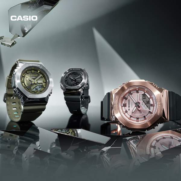 1680709116142696.jpg Casio 卡西欧 G-Shock系列 女士金属八角运动手表GM-S2100-3AER887元(天猫旗舰店1290元)