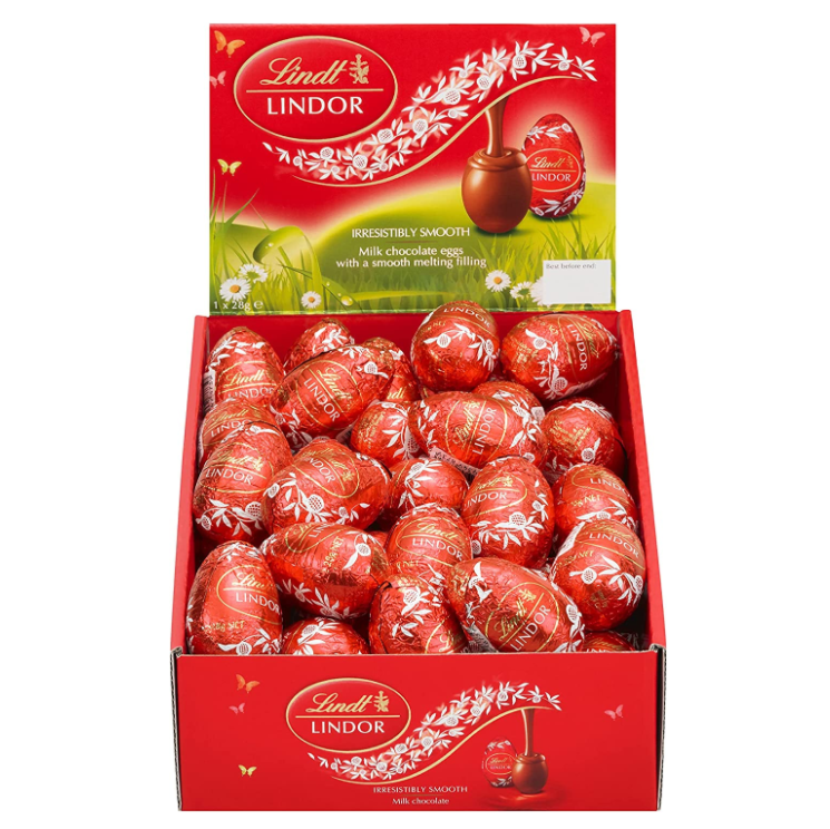 Lindt 瑞士莲 复活节牛奶巧克力蛋 1.344kg/48个206.75元（可3件92折）