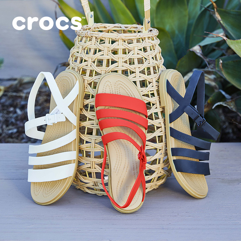 CROCS 卡骆驰 TULUM特萝莉 女士平底凉鞋 206107170.79元