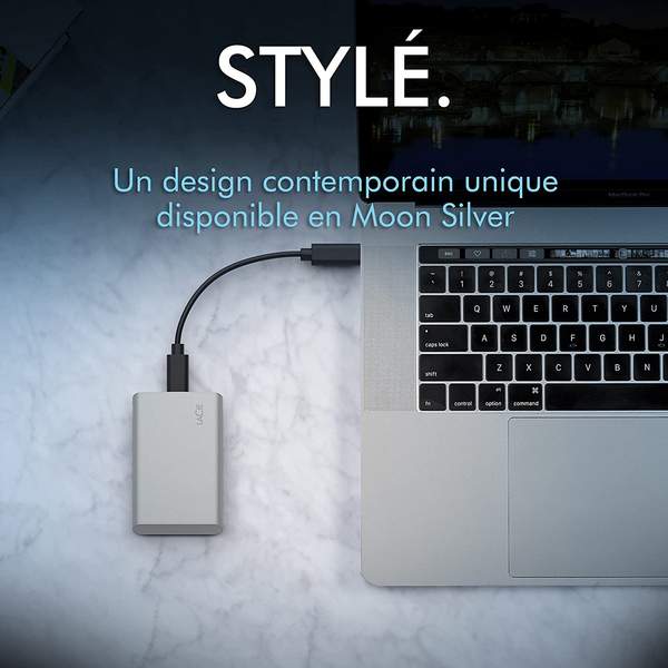销量第一！LaCie 雷孜 Type-C/USB3.1 微型移动SSD固态硬盘2TB新低1017.28元（京东自营3099元）