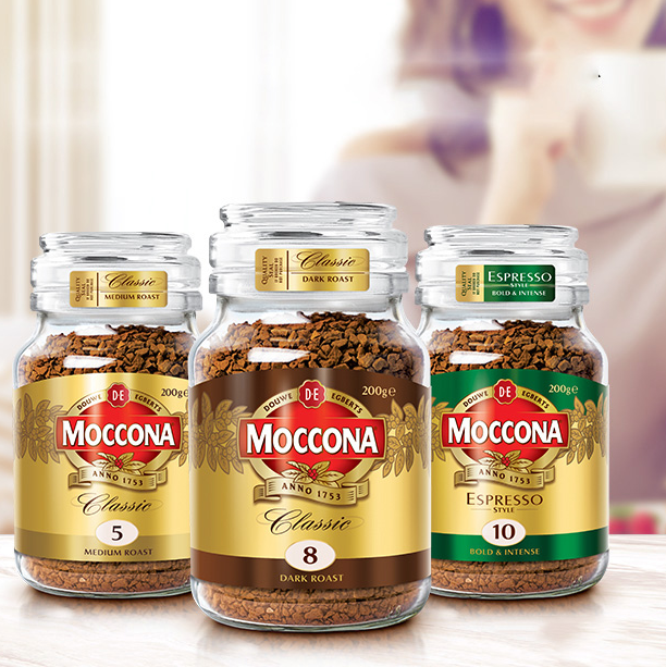 Moccona 摩可纳 经典8号 深度烘焙冻干黑咖啡 200g89元包邮（需领券）