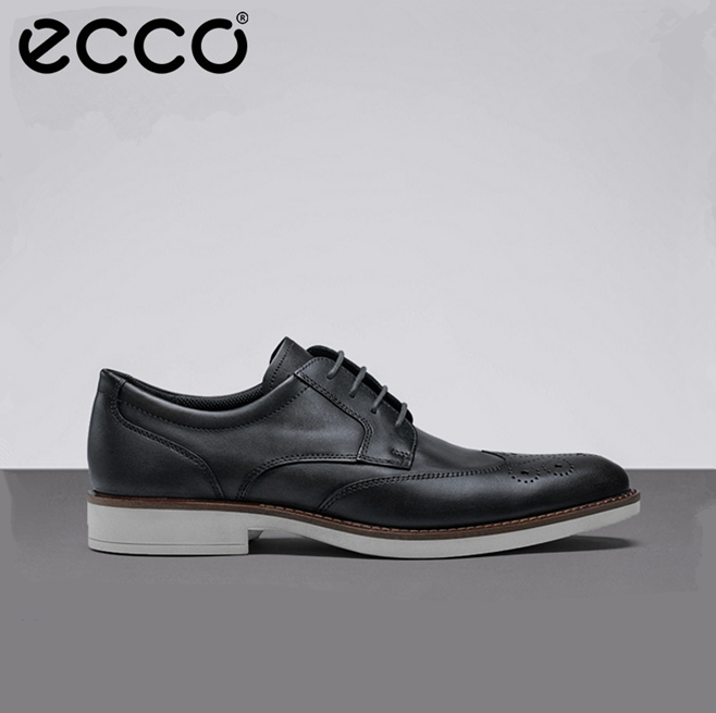 ECCO 爱步 Biarritz里兹 男士雕花真皮商务正装皮鞋 630344491.48元