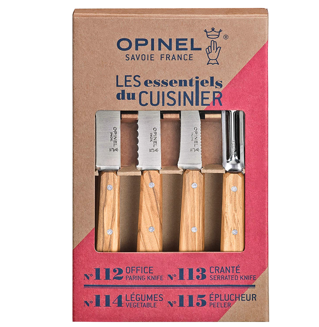 法国国刀品牌，Opinel Essentials系列 厨房刀具4件套265元