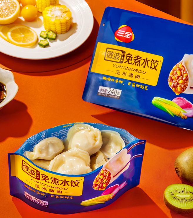 三全 微波饺子 240g*8袋59.9元包邮（需领券）