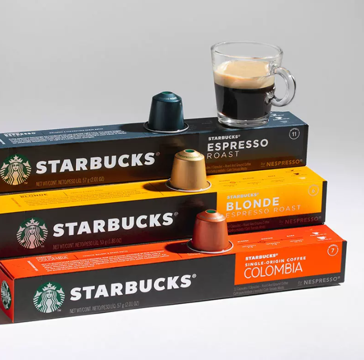 Starbucks 星巴克 Nespresso 浓郁胶囊咖啡 10粒 多口味25元包邮（需领券）