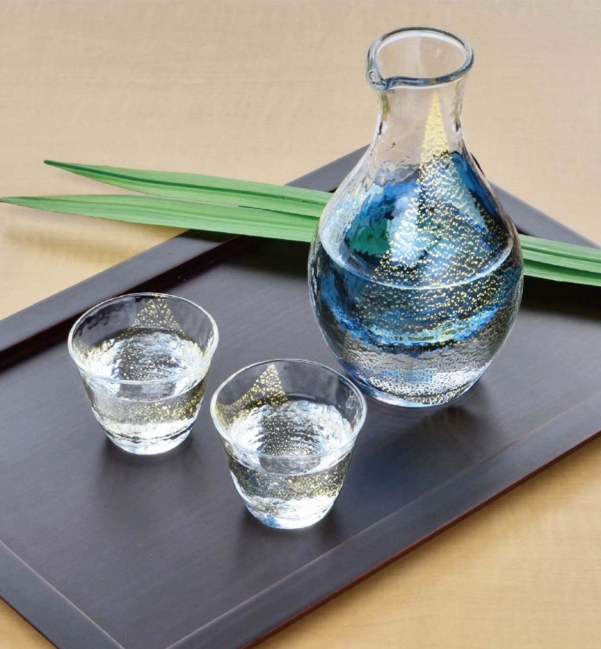 东洋佐佐木 金箔孔雀蓝醒酒器酒杯套装 G640-M60417.43元（天猫券后1162元）