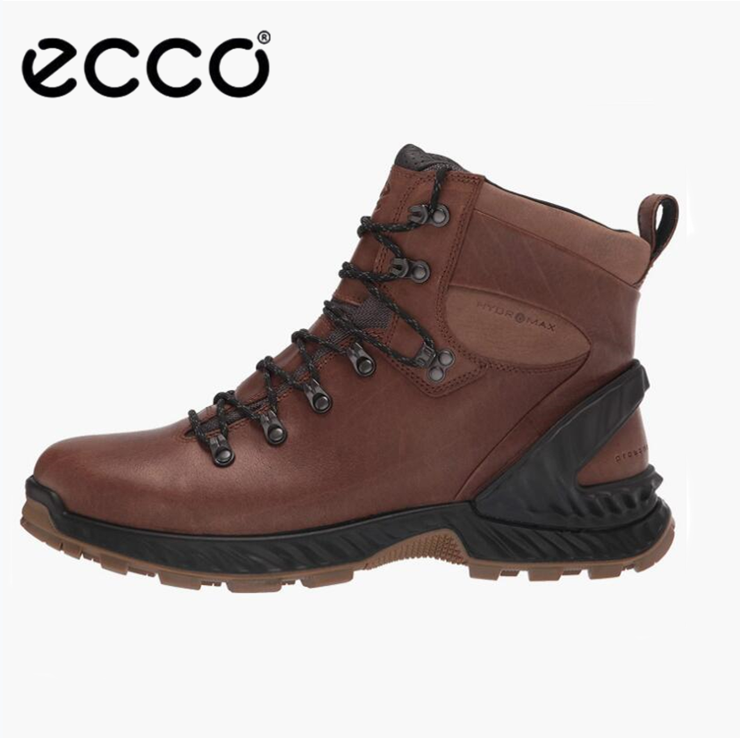 Ecco 爱步 Exohike攀越系列 男士Hydromax防水户外透气中帮徒步鞋840754新低669.9元