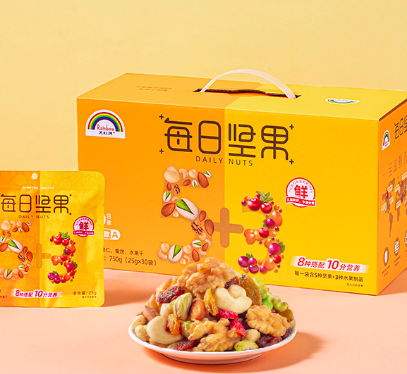 天虹牌 每日坚果大礼包 30袋750g69.9元包邮（需领券）
