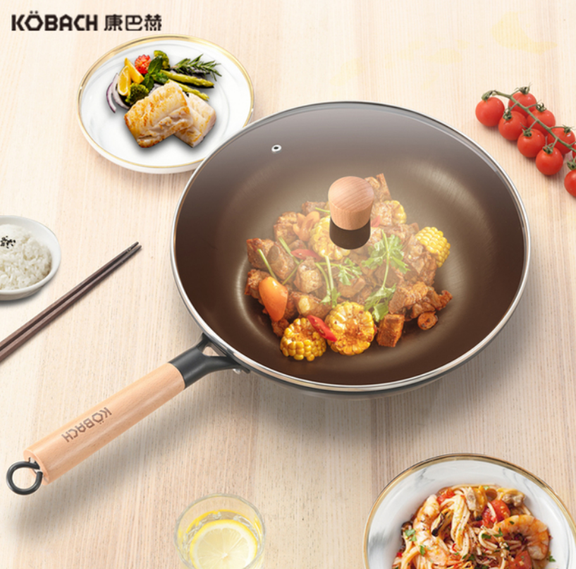 KBH 康巴赫 CZH32A1 无涂层真不锈中华老铁锅32cm99元包邮（双重优惠）