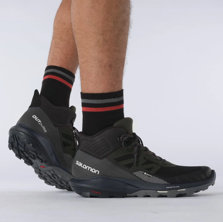 Salomon 萨洛蒙 OUTpulse Mid 男士GTX防水户外中帮徒步登山鞋726元起（天猫旗舰店1298元）