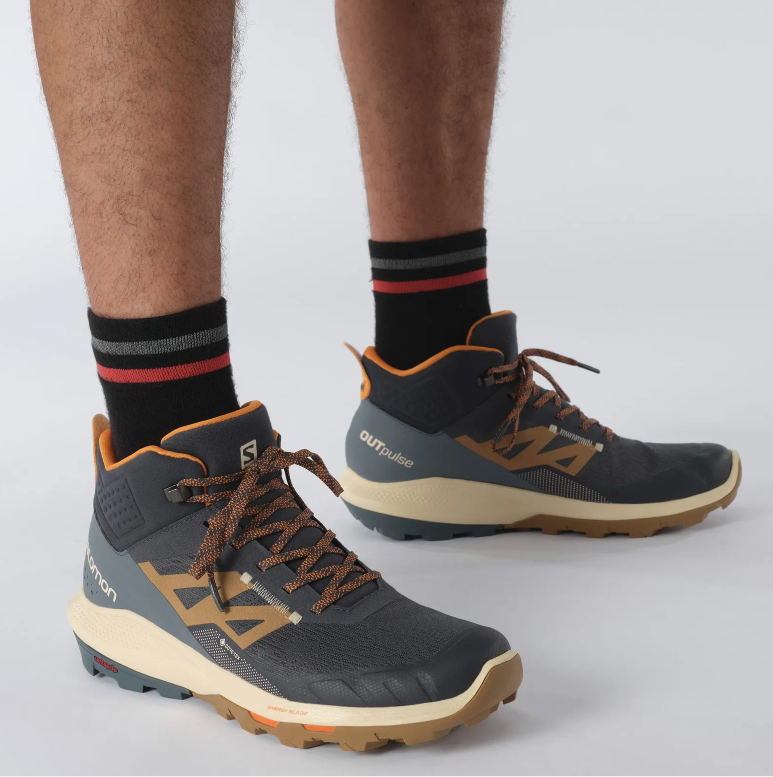 Salomon 萨洛蒙 OUTpulse Mid 男士GTX防水户外中帮徒步登山鞋726元起（天猫旗舰店1298元）