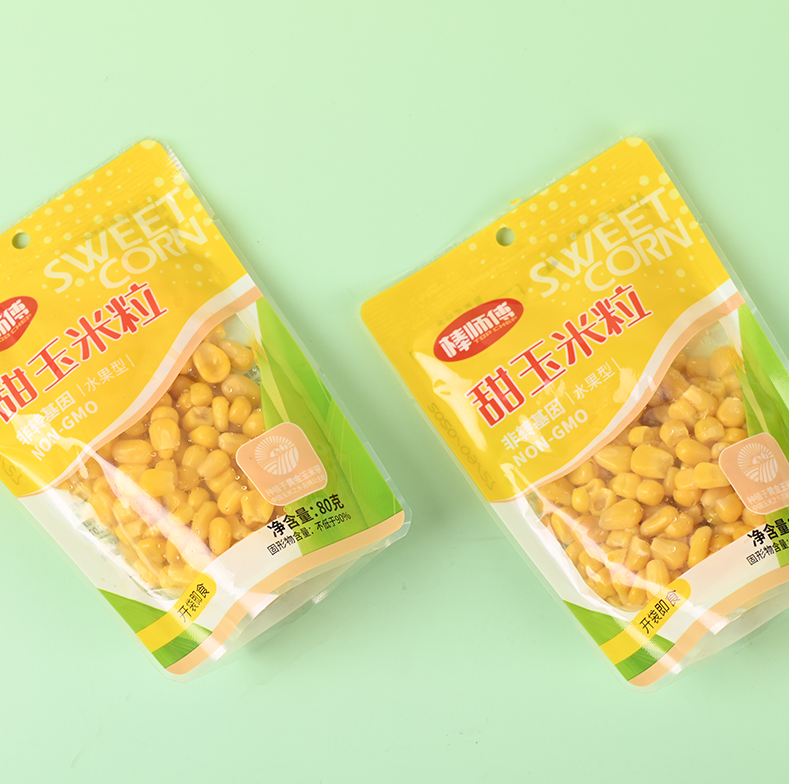 棒师傅 开袋即食甜玉米粒 80g*10袋新低15.9元包邮（需领券）