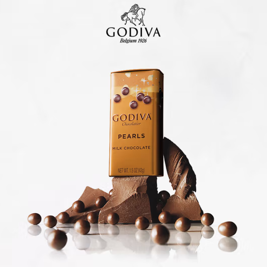 Godiva 歌帝梵 巧克力豆礼盒装 43g*4件134元包邮（33.5元/罐）