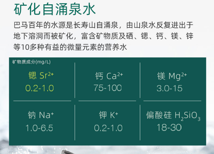 巴马百年 精品弱碱性天然矿泉水 390ml×24瓶59.9元包邮（需领券）
