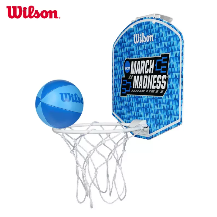 wilson 威尔胜 免打孔迷你小篮板+皮质小篮球39元包邮（需领券）