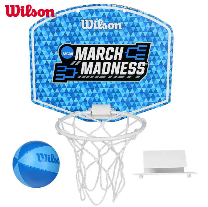 wilson 威尔胜 免打孔迷你小篮板+皮质小篮球39元包邮（需领券）