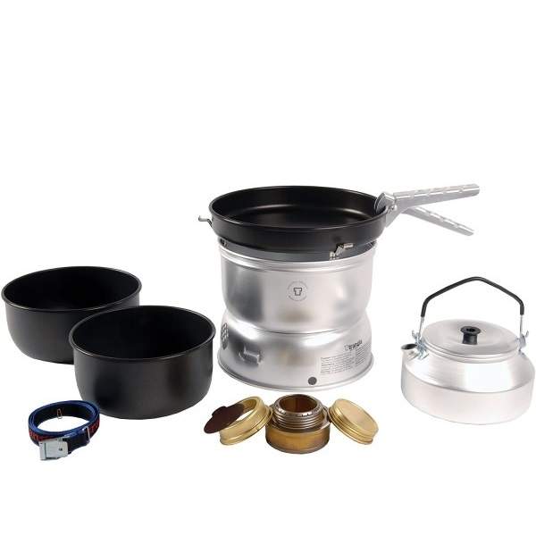 瑞典著名户外品牌，Trangia 25-2UL 超轻白铝锅酒精炉套装327764新低498.53元