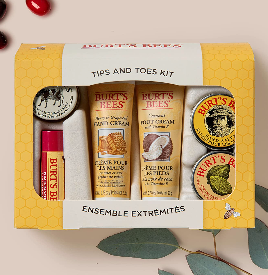 Burt's Bees 小蜜蜂 从头到脚全身护肤精华6件套72元