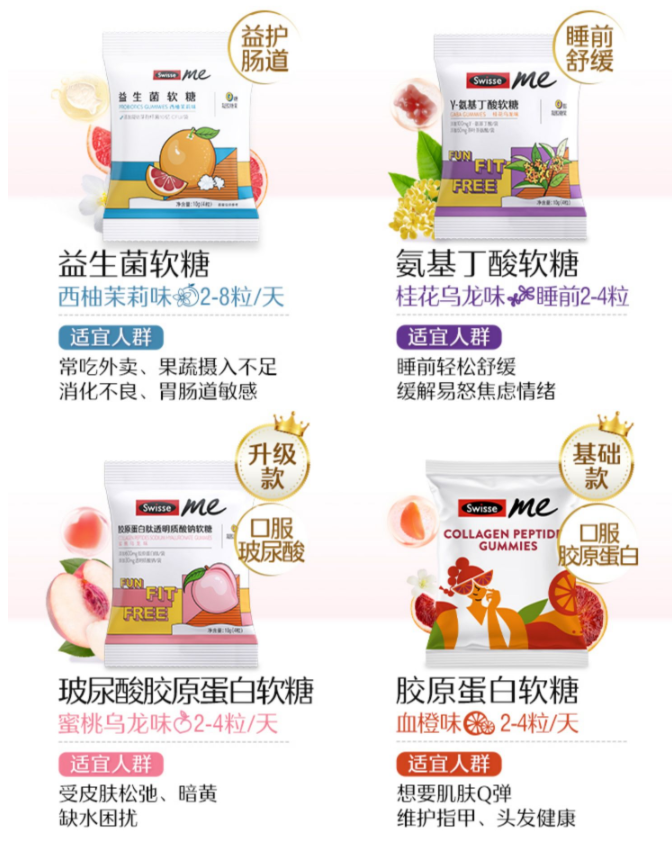 Swisse 斯维诗 益生菌软糖（西柚茉莉味） 2.5g*32粒37.05元包邮（双重优惠）