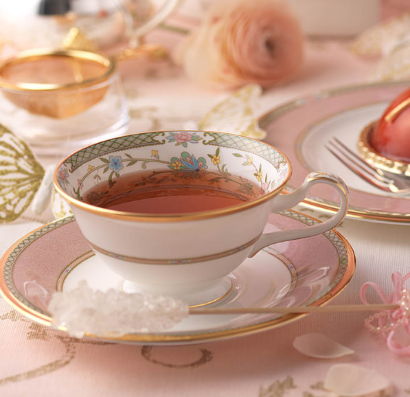Noritake 则武 YOSHINO吉野樱花 骨瓷杯碟套装 Y59587/9983-6 220ml374.65元（天猫折后970元）