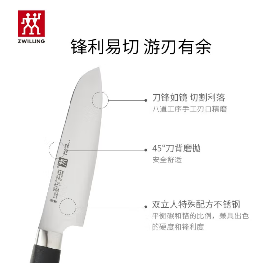 ZWILLING 双立人 Select系列刀具 多用刀新低88.5元包邮（双重优惠）
