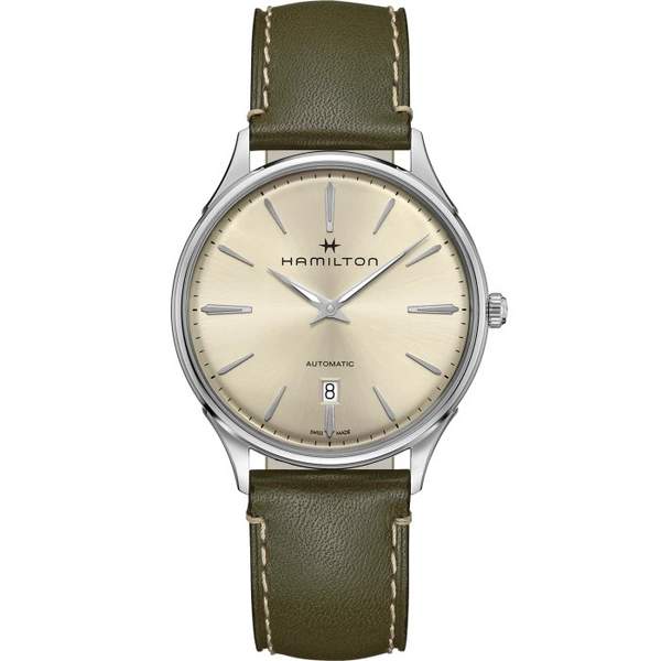 Hamilton 汉密尔顿 Jazzmaster爵士大师系列 H38525811 男士超薄全自动机械手表3322元（国内官网7200元）