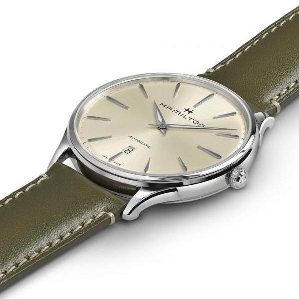 Hamilton 汉密尔顿 Jazzmaster爵士大师系列 H38525811 男士超薄全自动机械手表3322元（国内官网7200元）