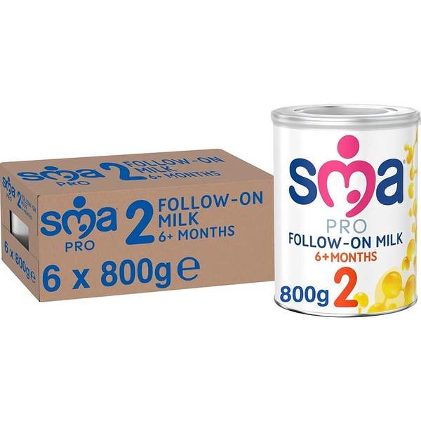 英国惠氏 SMA Nutrition PRO 幼儿配方奶粉 2段 800g*6件711.44元
