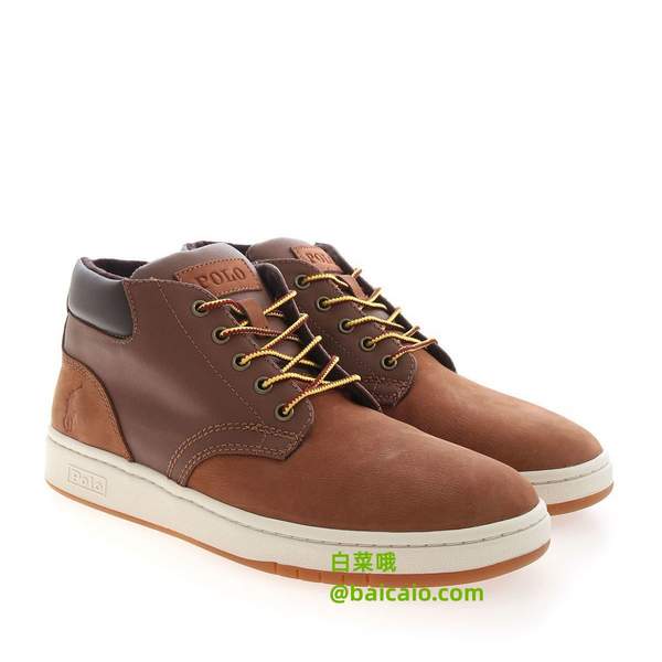 Polo Ralph Lauren 拉夫劳伦 Shrunken 男士牛皮休闲短靴522.7元