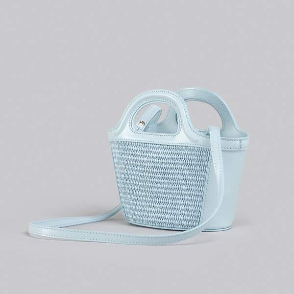 Marni 玛尼 Tropicalia 经典款编织小号手提斜挎包 两色3137.73元（可3件9折）