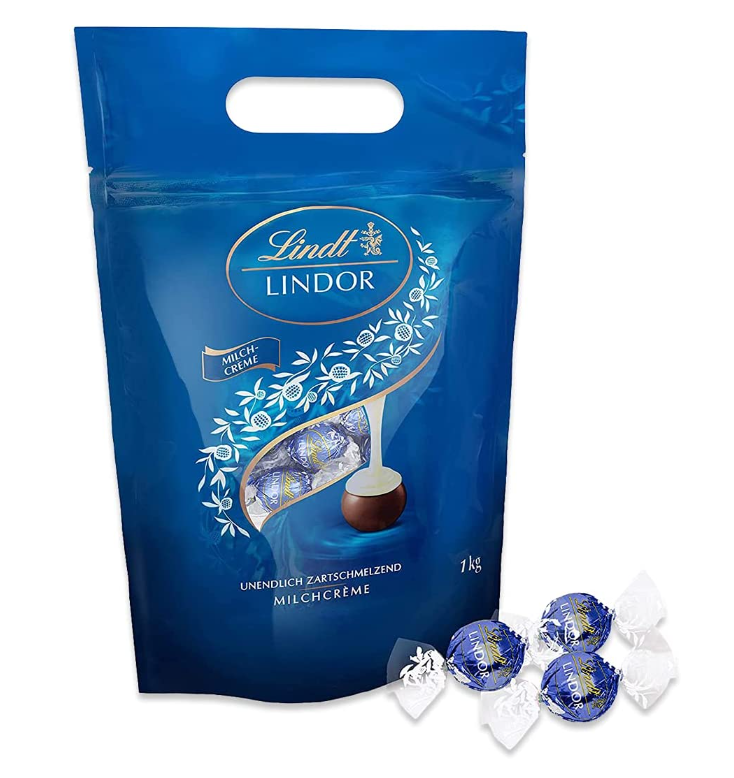 Lindt 瑞士莲 Lindor系列 软心巧克力球80颗（共1000g） 多口味149.43元