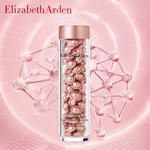 Elizabeth Arden 伊丽莎白·雅顿  粉胶 时空焕活夜间多效胶囊精华液 90粒340.38元（4.12元/粒）