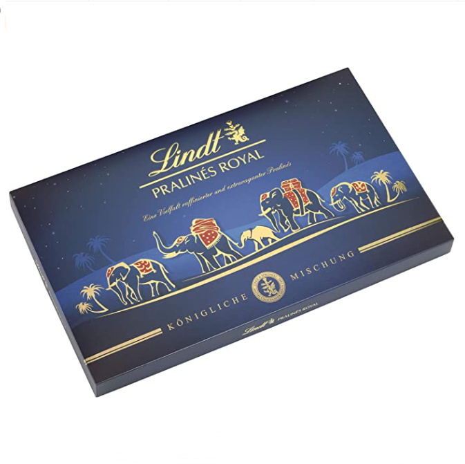 Lindt 瑞士莲 Pralines Royal 15种口味巧克力礼盒 300g95.59元（可3件92折）