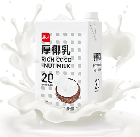 展艺 厚椰乳 1L12.8元包邮（需领券）