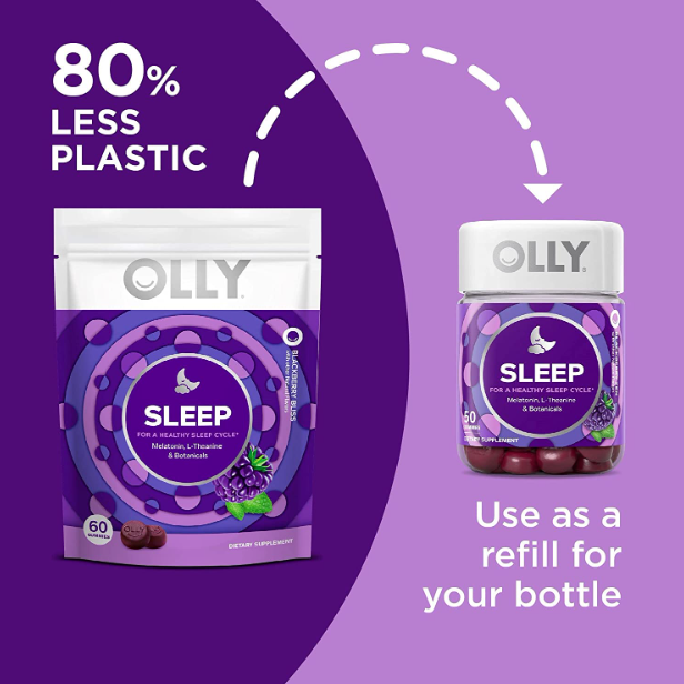 Olly sleep褪黑素助眠软糖 50粒58.9元