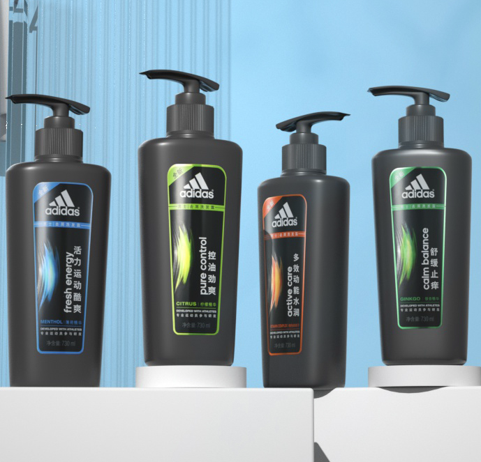 Adidas 阿迪达斯 男士控油劲爽洗发水 730mL 多款可选39.9元包邮（需领券）