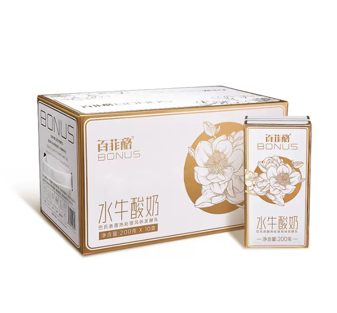 百菲酪 水牛酸奶 200g*10盒44.9元包邮（需领券）