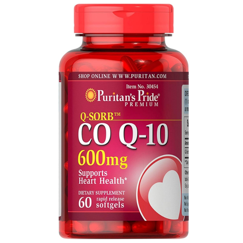 Puritan's Pride 普丽普莱 Q-Sorb™ 辅酶Q10软胶囊600mg*60粒158.44元