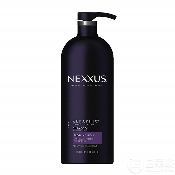 Nexxus 耐科斯 严重损伤修复系列 黑米精华洗发水 1L156.93元（另有护发素）