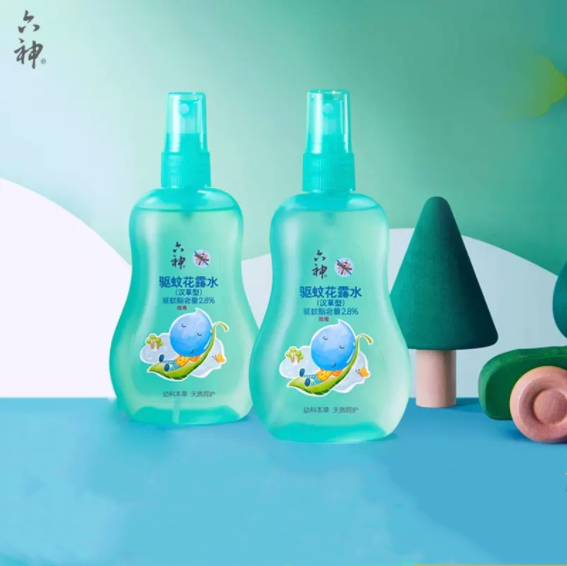 六神 宝宝汉草驱蚊花露水喷雾 160ml*2瓶37.9元包邮（需领券）