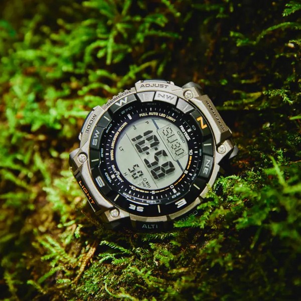 Casio 卡西欧 Pro Trek系列 PRG-340T-7CR 三重感应 太阳能登山表1364元