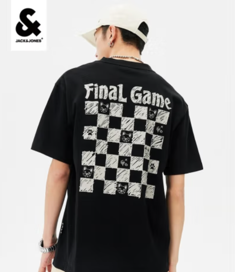 JACK&JONES 杰克琼斯 夏季男士印花T恤69元包邮（需领券）